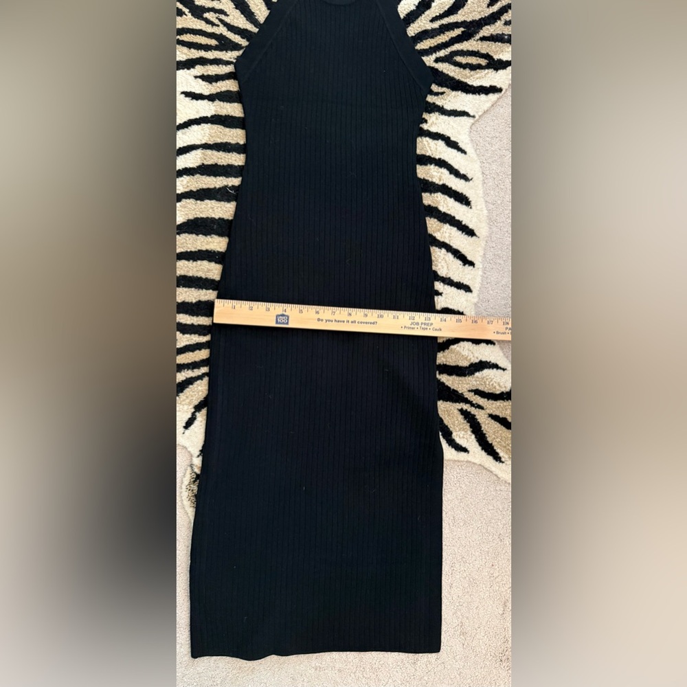 WAYF Ashley Halter Midi Dress Black Size XS EUC - Picture 10 of 13